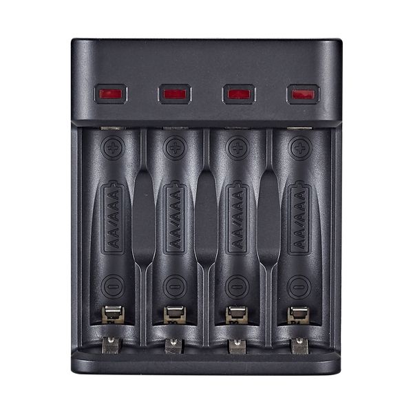 BH-804U Smart Charger Compatible with 1.2V AA/AAA Batteries, 4 Slot