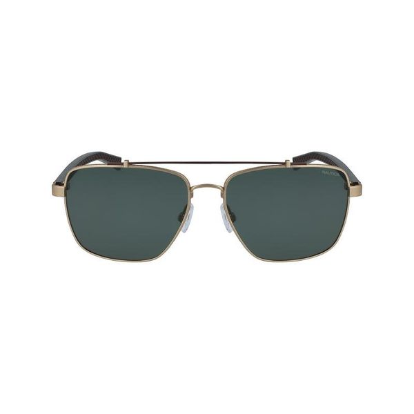 Nautica Matte Antique Gold Sunglasses