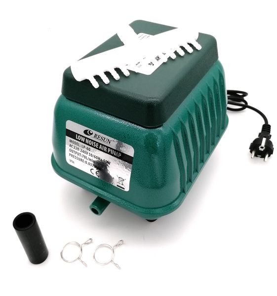 Resun - Fish Tank / Aquarium Air Pump - Aluminium