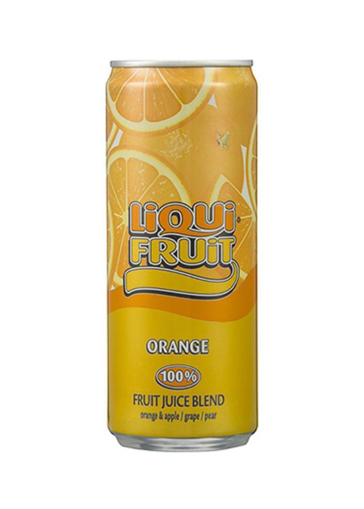 Liqui Fruit Orange Juice Cans 330ml (Pack of 12) Buy Online in South