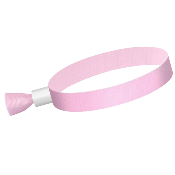 100 Pcs Event Wristbands Colored Wrist Bands for Events (Pink)