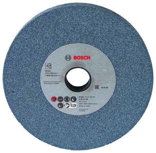 Grinding Disc Wheel for Bench Grinder 200mm, 32mm, 60
