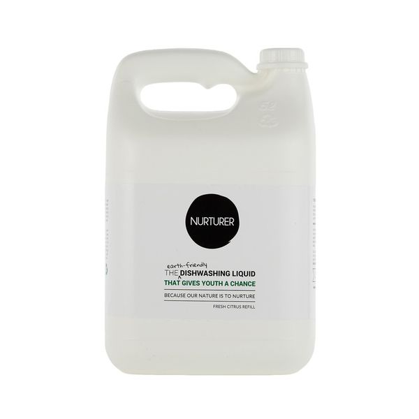 NURTURER Green Dishwashing Liquid - Fresh Citrus - 5L Refill