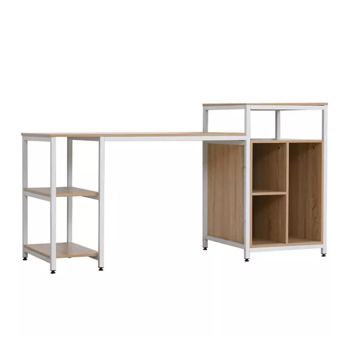 Cube Computer Work Desk - White