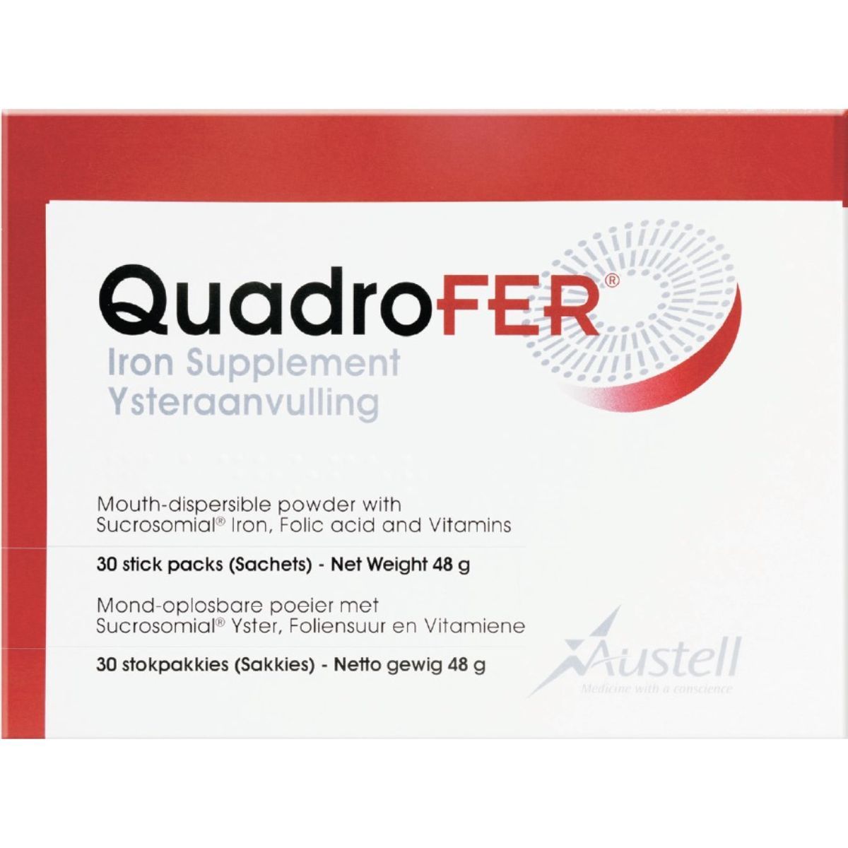 QuadroFer Iron Supplement 30 Stick Packs (Sachets) Shop Today. Get it