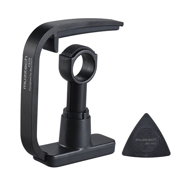 Single-Finger Guitar Capo, w/ Pick