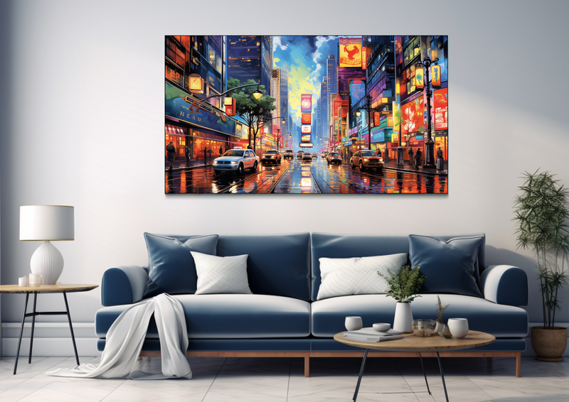 Canvas Wall Art - Urban Adventure Abstract - BK0354
