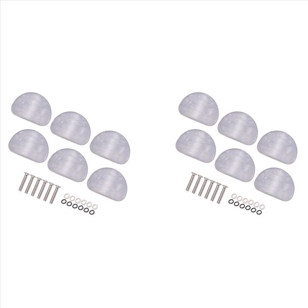 6 Pcs White Pearl Guitar Tuning Pegs Keys Button Tuners Machine Heads