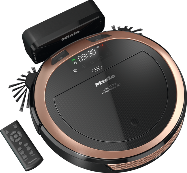 Miele SPQL0 Scout RX3 Home Vision HD Robot Vacuum Cleaner - Rose Gold