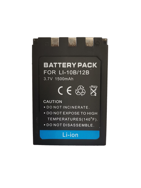 1500mAh Battery for Olympus Li-10B / Li-12B Digital Camera