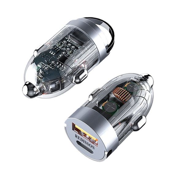 REDISSON -120W Type C Car Charger Adapter, USB C Car Fast Charger 2 Port