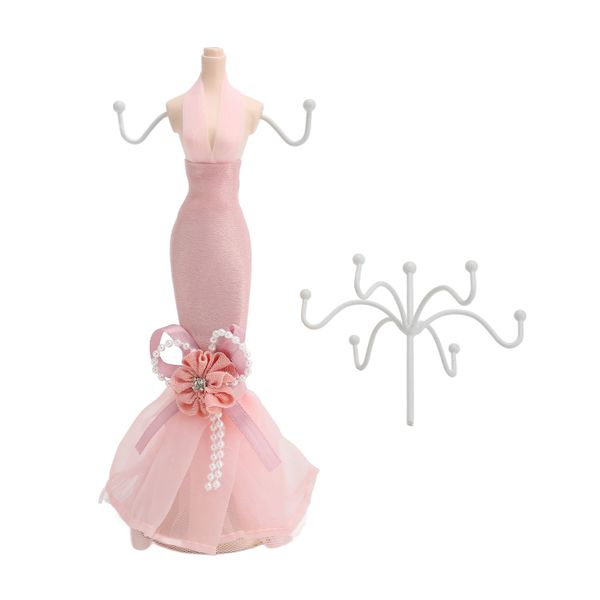 Pink Resin Ring Display Hanging Tower for Women