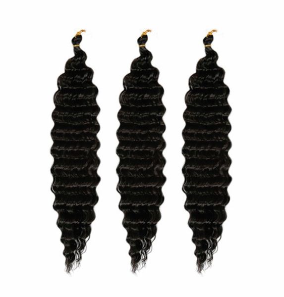 Hairpiece Deep wave 3 bundles 18inch