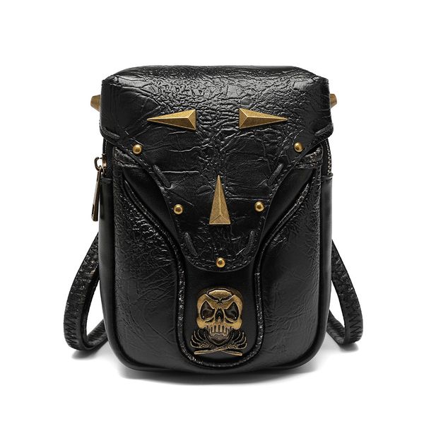 Women's Mini Skull Phone Bag Crossbody Shoulder Bag