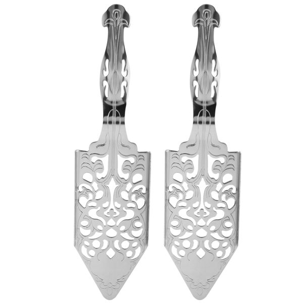 2 Pieces Absinthe Spoons, Stainless Steel Absinthe Cocktails Spoon