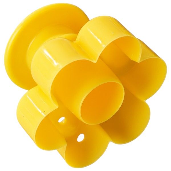1 Piece - Multi-Functional Flower Shaped Bread &amp; Pastry Cutter - Yellow