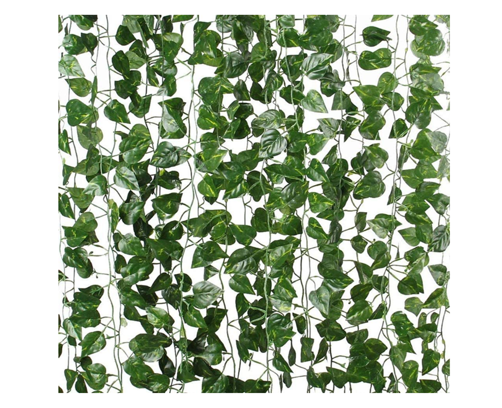 12 Strands Artificial Leaves Plants Vine Hanging Garland Wall Decor B