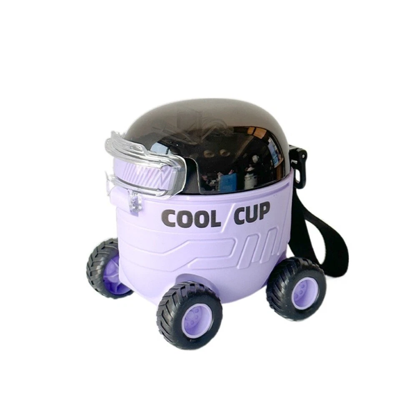 500ml Kids Water Bottle with Vehicle Handles &amp; | Creative Toy Drinkware