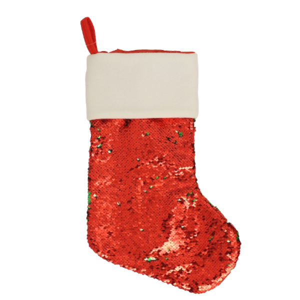 Christmas Reversible Sequin Stocking