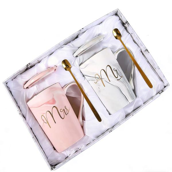 Elegant Couple Mug Set - The Ideal Gift for Your Beloved