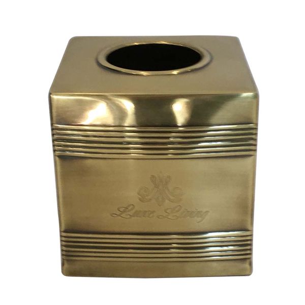 YB Ambiente - Lux Living Brass Cover Tissue Box