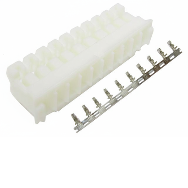 XY132-10HT: 2.00mm 10-Way Low Profile Cable End In-line Wafer