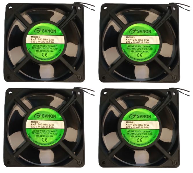 Fan For Server Rack - 4 Pack