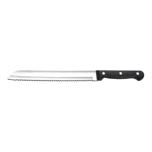 Bread Knife 195mm Stainless Steel With Black Handle