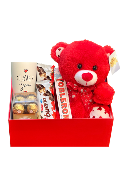 Teddy Bear and Toblerone Gift Set