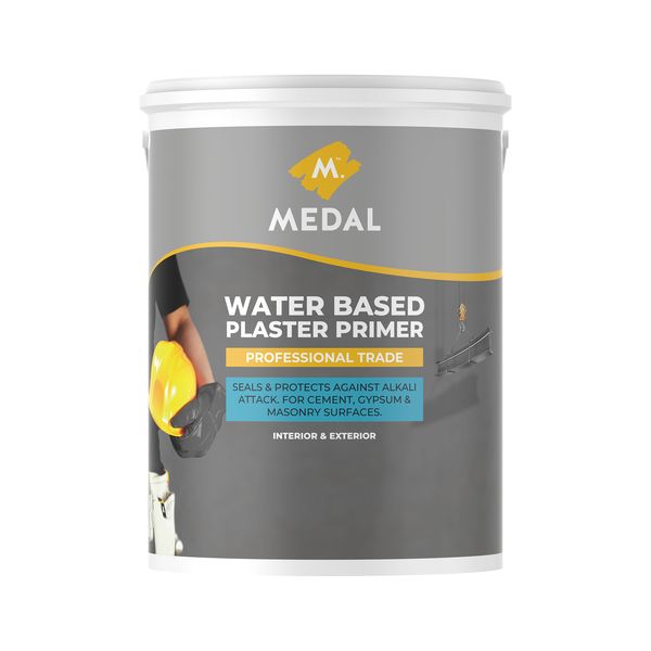 Medal - Professional Trade Water based Plaster Primer 5L - White
