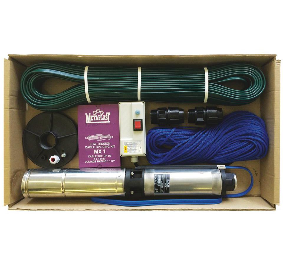 DAB Waterpack DAB 5 Borehole Pump Set 50m Cable
