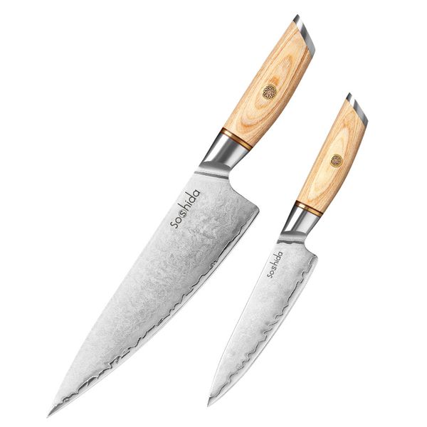 Soshida Pro 2-Piece Chef Knife Set