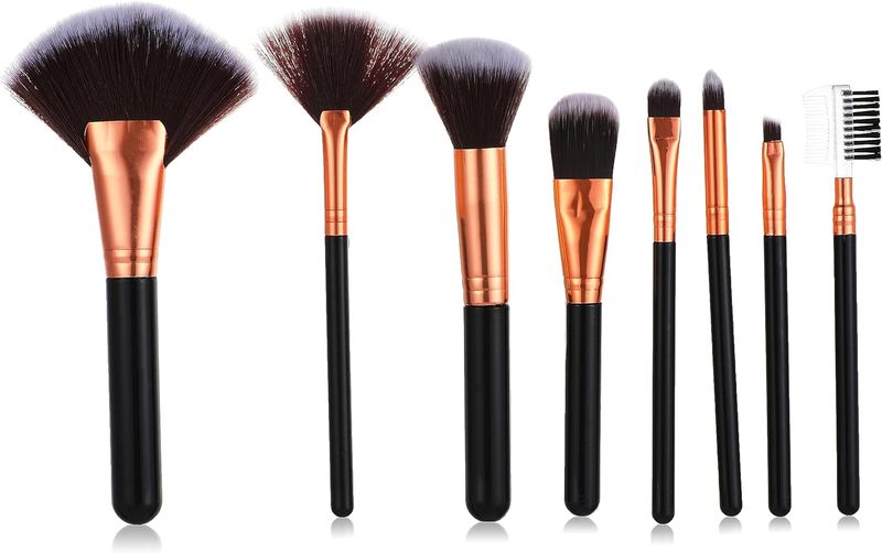 Set of 8 High Quality Beauty Makeup Brushes