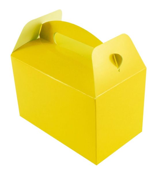 Yellow Party Treat Boxes - 12-PIece