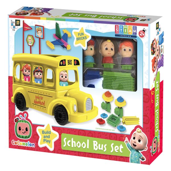 Fun Bricks - Cocomelon School Bus Set