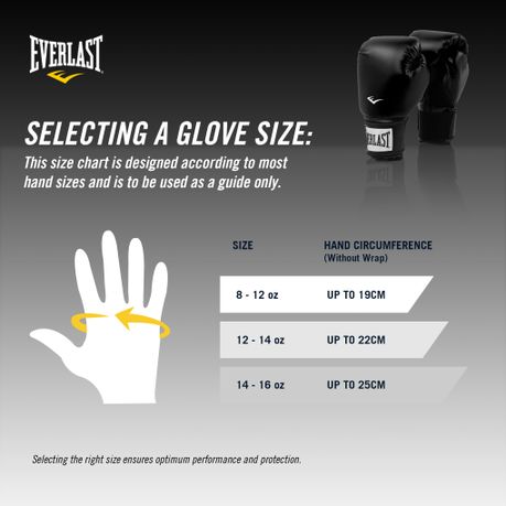 Everlast Pro Style Training Gloves - Black 14 oz, Training Gloves