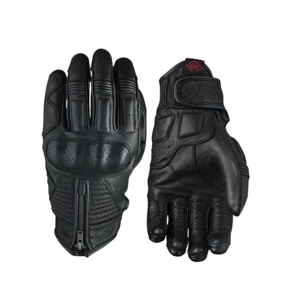 Five Gloves Kansas Black Woman's Motorcycle Gloves