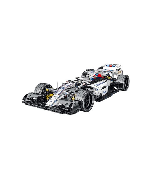Mork Model-FW41 Formula Racing Car Building Blocks-White