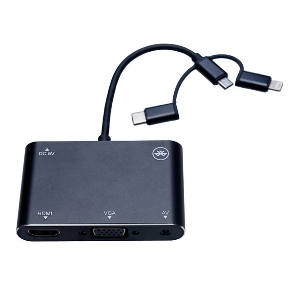 3 in 1 Mobile HD Screen Player - Lightning / Micro USB / Type-C