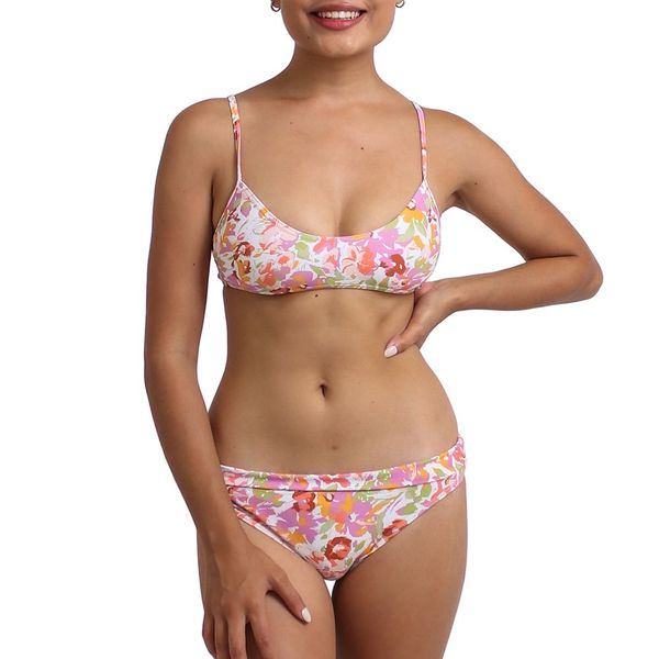 Volcom-Womens-Flower To The People Bikini-Pink Floral