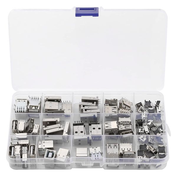 Tool DIY Multifunctional 100 Piece USB Cable Socket Connector Repair Kit
