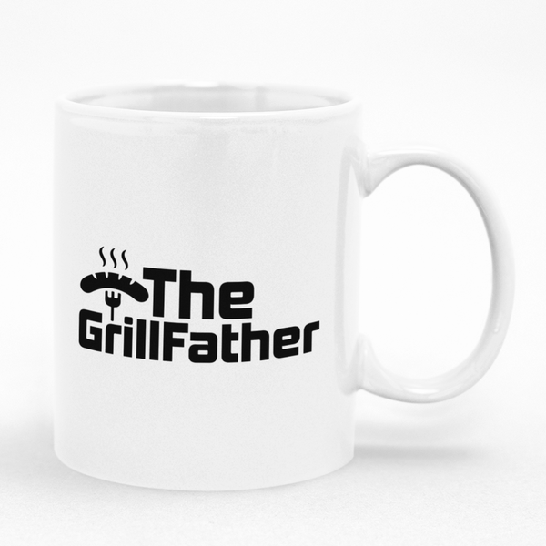 The Grillfather Mug - Fun Gift Idea for Dad for Birthday or Christmas