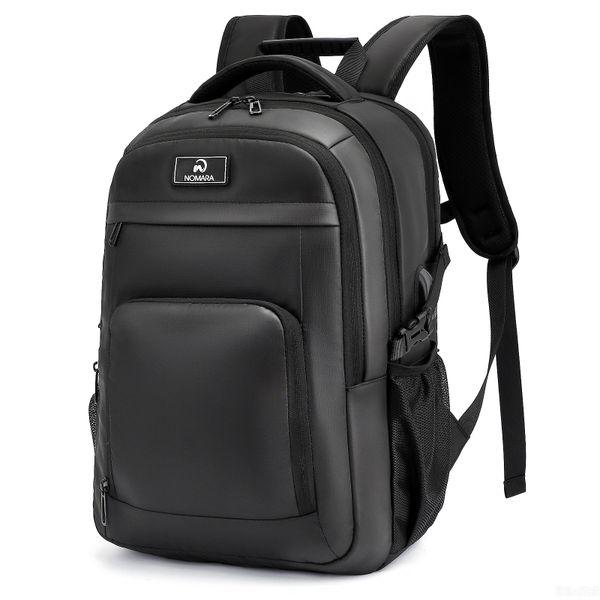 NOMARA 15.6 Inch Waterproof Laptop Bag with USB Charging Port Backpack