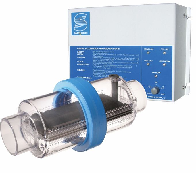 SALTLOGIC Self-Cleaning Saltwater Chlorinator LITE-40 Advanced