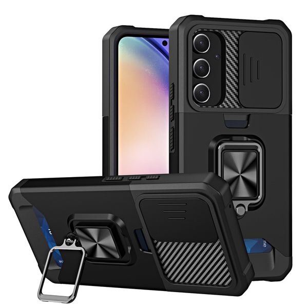 Camera Card Slot Phone Case Compatible With Samsung Galaxy S24 Plus