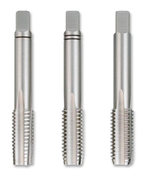 Ruko (230080) Hand Tap, High-Speed Steel, Right-Handed-Thread, M8, 18mm