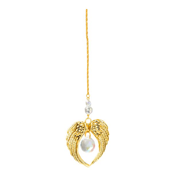 Decor Beautiful Hanging Angel Wing Sun Catcher Ornament - 27cm