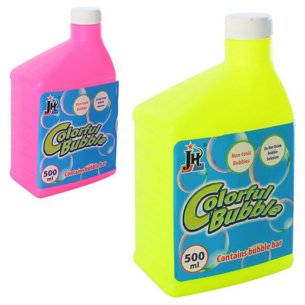 Bubble Refill Liquid for Bubble Toys 500ml - 4 Pack