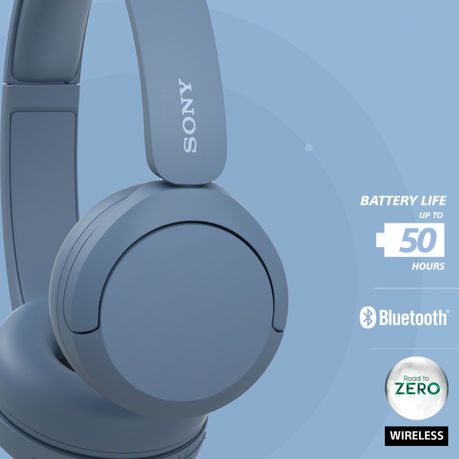  Sony WH-CH520 Wireless Headphones Bluetooth On-Ear