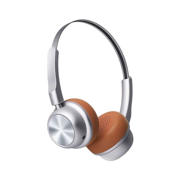 Retro Metal Over-Ear Headphones Bluetooth Ultra-Long Battery Life